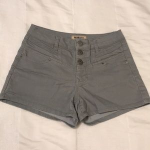 Gray High Waisted Shorts